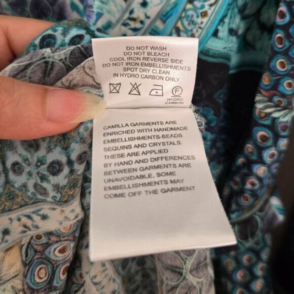 Camilla Turn On The Charm Wide Sleeve Playsuit Size Large b87 - Picture 12 of 13